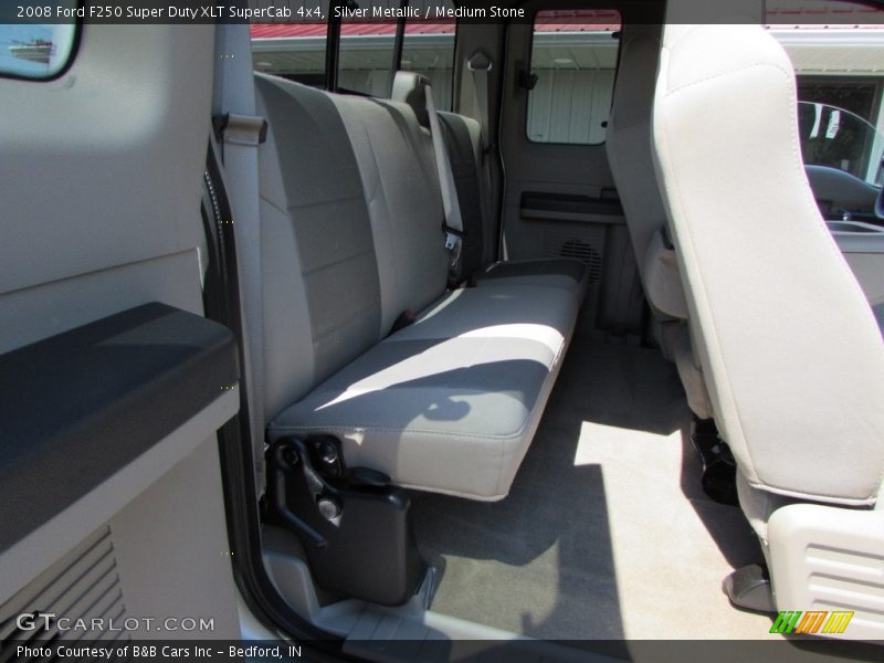 Silver Metallic / Medium Stone 2008 Ford F250 Super Duty XLT SuperCab 4x4