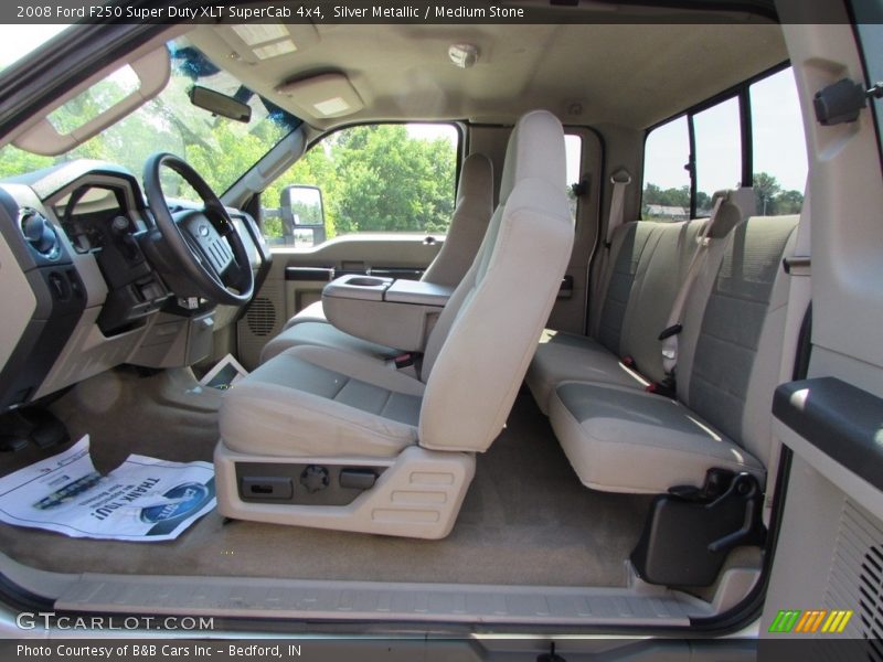 Silver Metallic / Medium Stone 2008 Ford F250 Super Duty XLT SuperCab 4x4