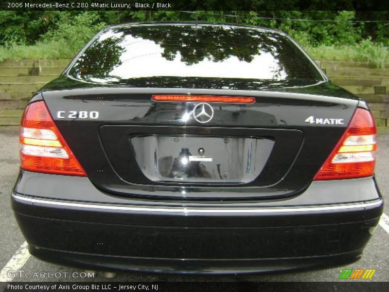 Black / Black 2006 Mercedes-Benz C 280 4Matic Luxury
