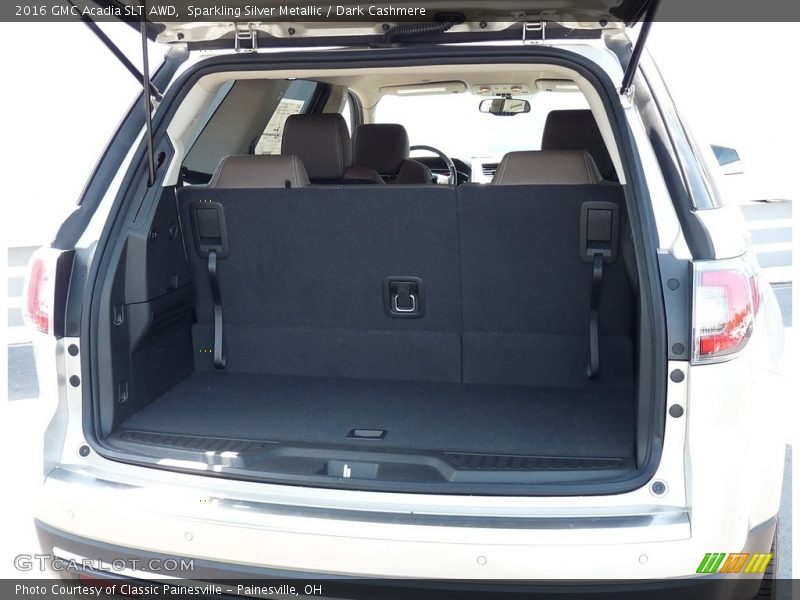 Sparkling Silver Metallic / Dark Cashmere 2016 GMC Acadia SLT AWD