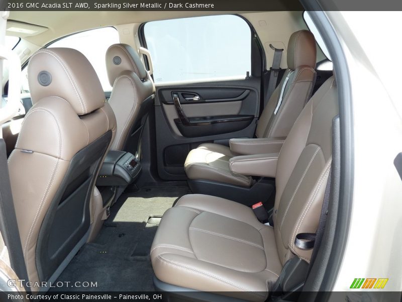 Sparkling Silver Metallic / Dark Cashmere 2016 GMC Acadia SLT AWD