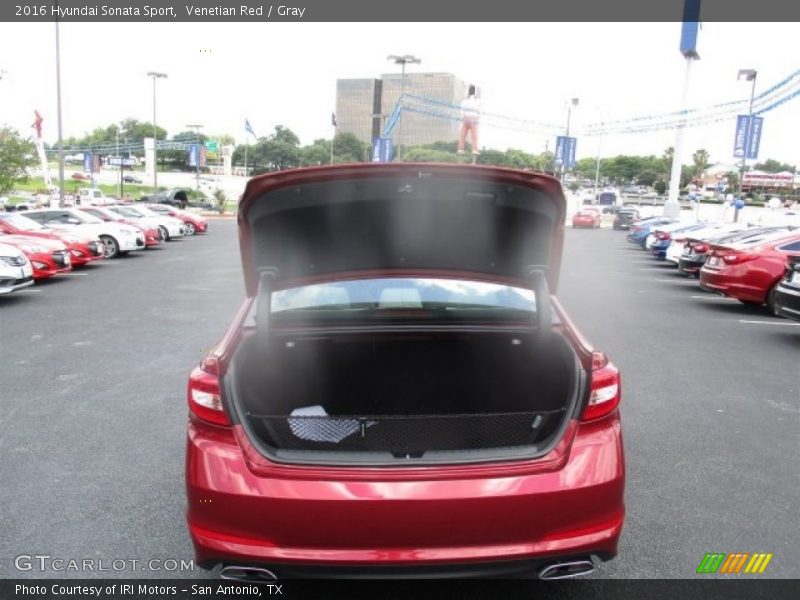 Venetian Red / Gray 2016 Hyundai Sonata Sport