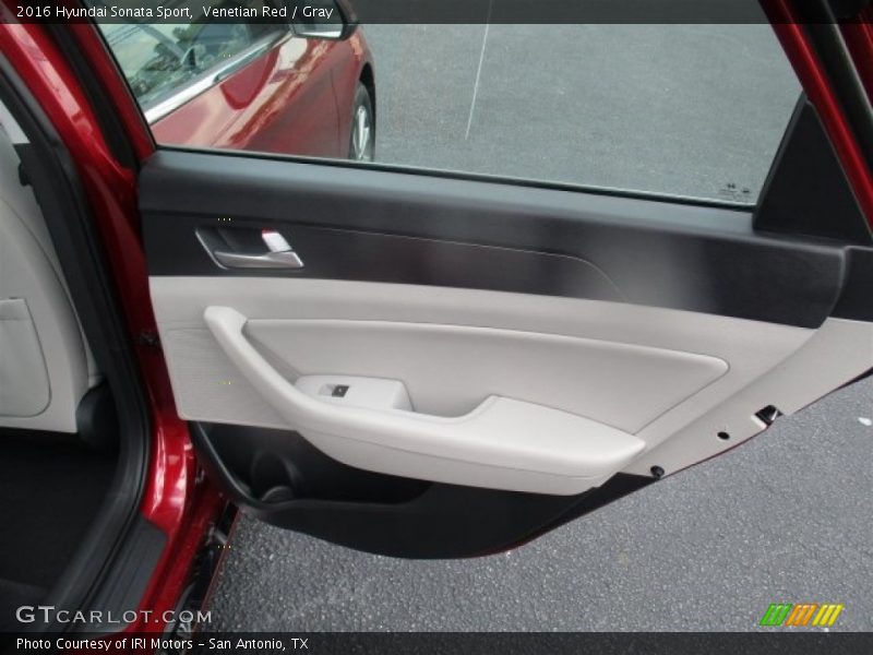 Venetian Red / Gray 2016 Hyundai Sonata Sport