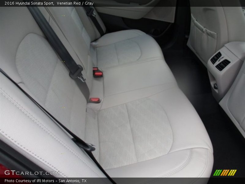 Venetian Red / Gray 2016 Hyundai Sonata Sport