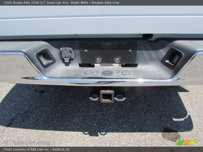 Bright White / Medium Slate Gray 2009 Dodge Ram 2500 SLT Quad Cab 4x4
