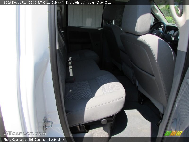 Bright White / Medium Slate Gray 2009 Dodge Ram 2500 SLT Quad Cab 4x4