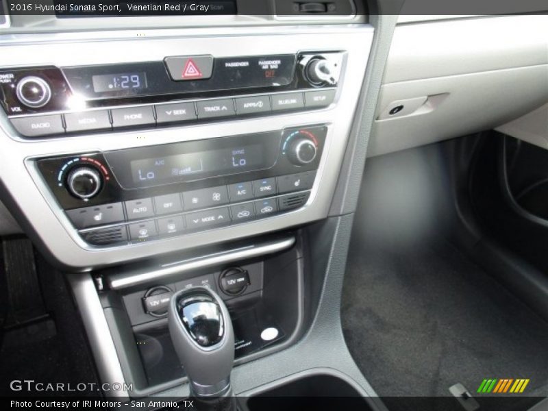 Venetian Red / Gray 2016 Hyundai Sonata Sport