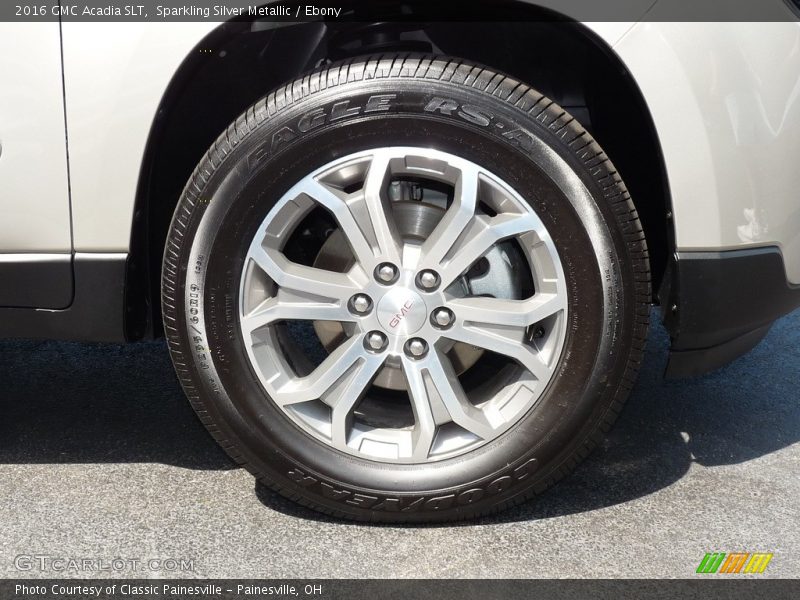 Sparkling Silver Metallic / Ebony 2016 GMC Acadia SLT