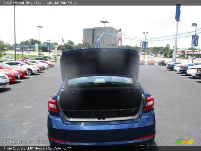 Lakeside Blue / Gray 2016 Hyundai Sonata Sport