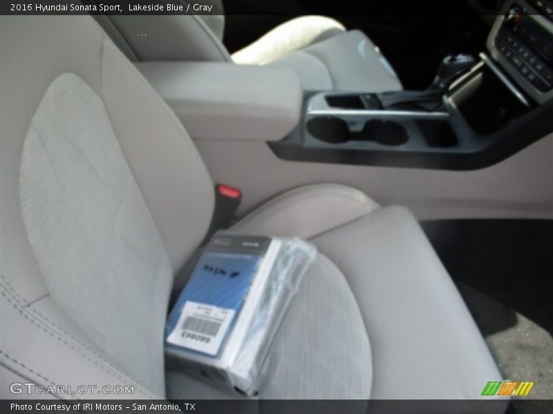 Lakeside Blue / Gray 2016 Hyundai Sonata Sport