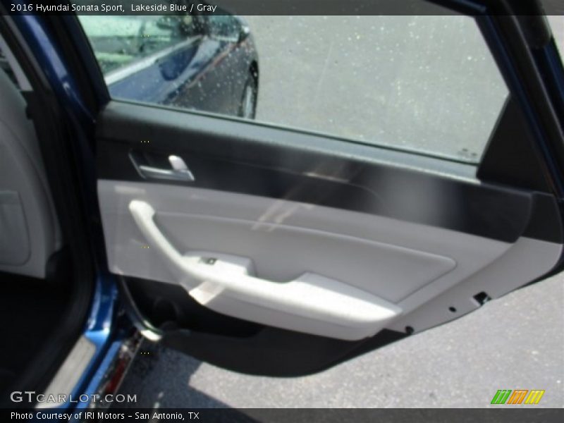 Lakeside Blue / Gray 2016 Hyundai Sonata Sport