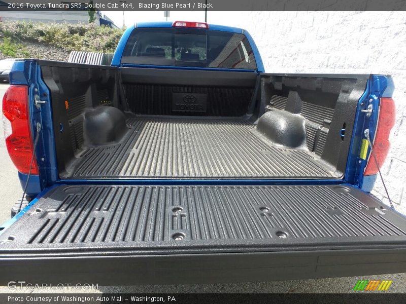 Blazing Blue Pearl / Black 2016 Toyota Tundra SR5 Double Cab 4x4