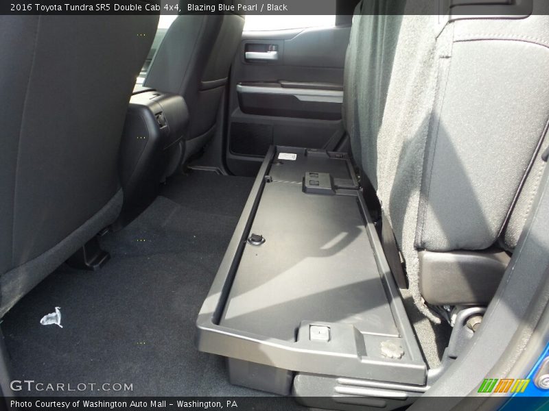Blazing Blue Pearl / Black 2016 Toyota Tundra SR5 Double Cab 4x4