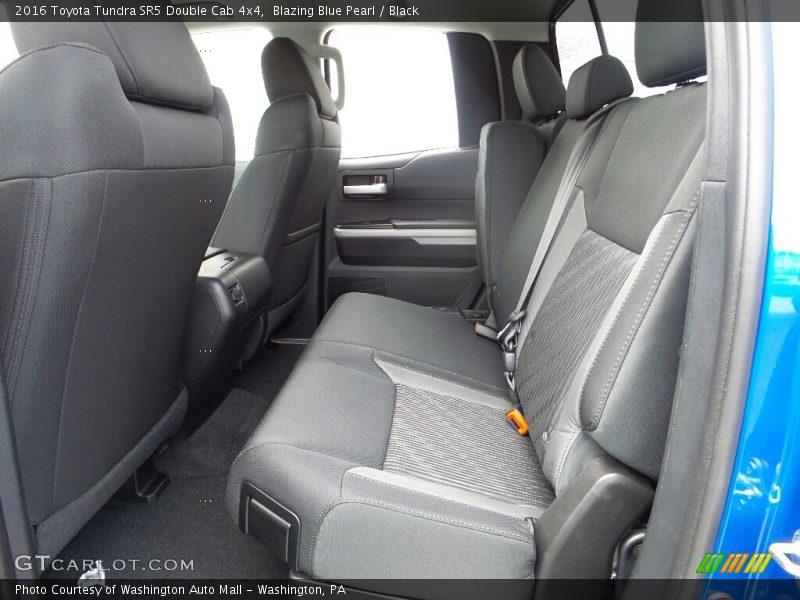 Blazing Blue Pearl / Black 2016 Toyota Tundra SR5 Double Cab 4x4