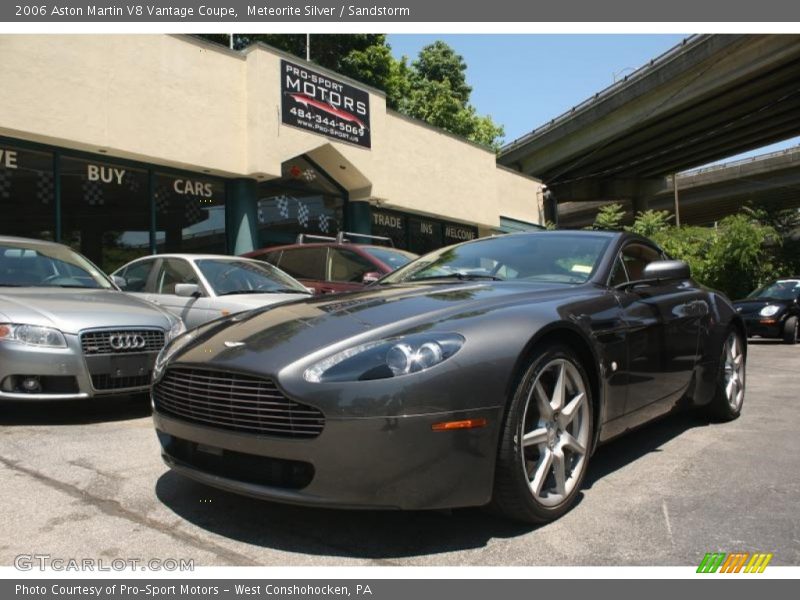 Meteorite Silver / Sandstorm 2006 Aston Martin V8 Vantage Coupe