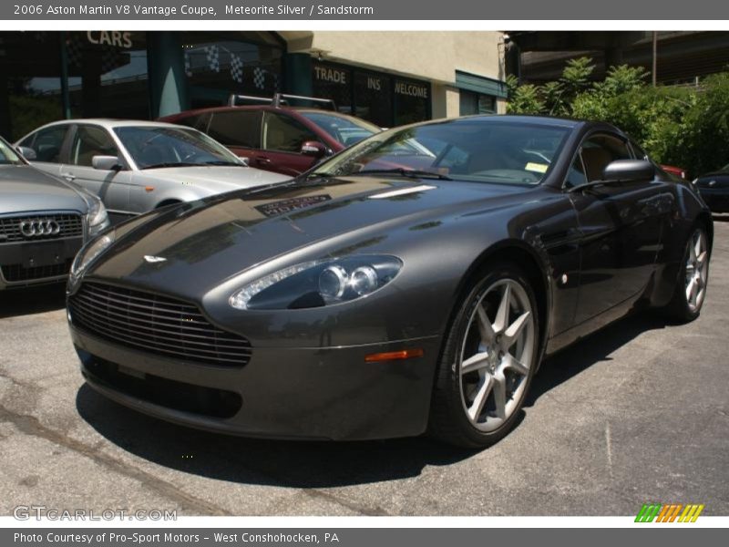Meteorite Silver / Sandstorm 2006 Aston Martin V8 Vantage Coupe
