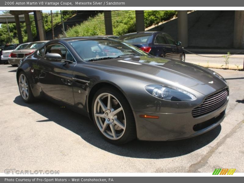 Meteorite Silver / Sandstorm 2006 Aston Martin V8 Vantage Coupe