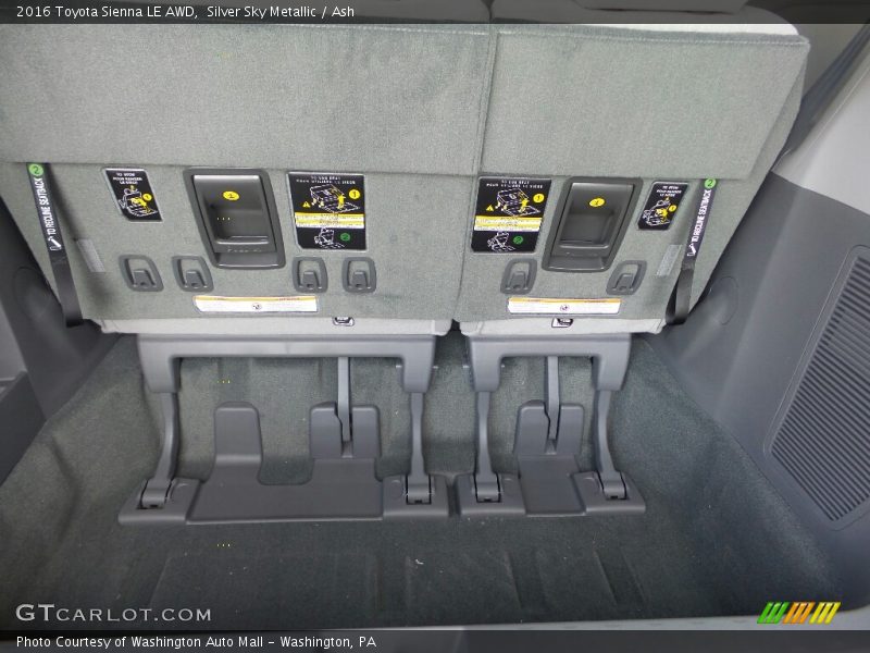 Silver Sky Metallic / Ash 2016 Toyota Sienna LE AWD