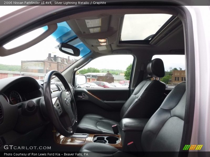 Silver Lightning Metallic / Graphite 2006 Nissan Pathfinder LE 4x4