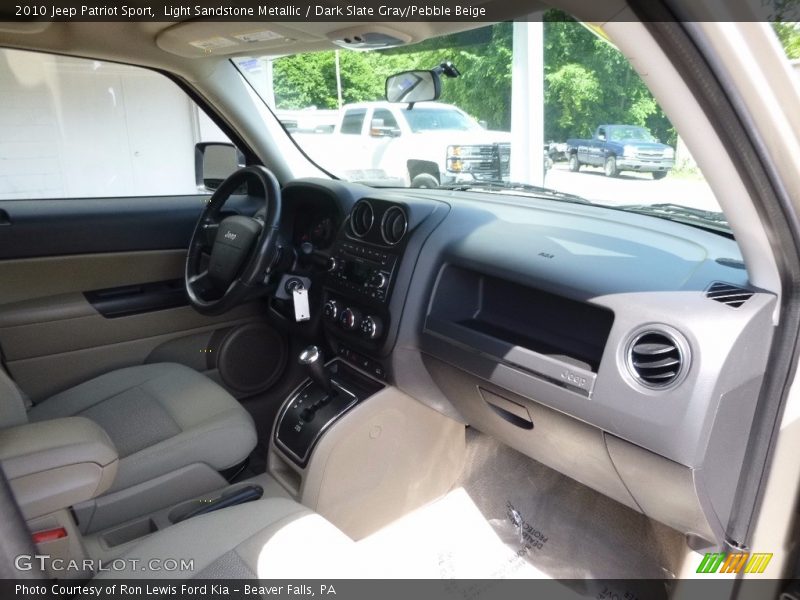 Light Sandstone Metallic / Dark Slate Gray/Pebble Beige 2010 Jeep Patriot Sport