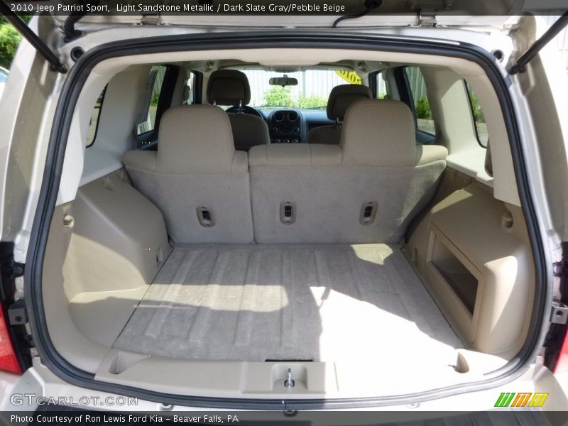 Light Sandstone Metallic / Dark Slate Gray/Pebble Beige 2010 Jeep Patriot Sport