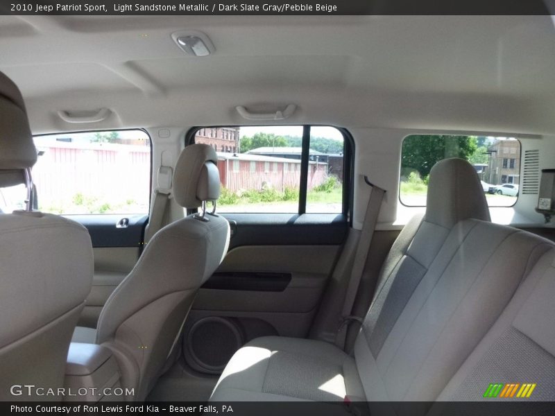 Light Sandstone Metallic / Dark Slate Gray/Pebble Beige 2010 Jeep Patriot Sport