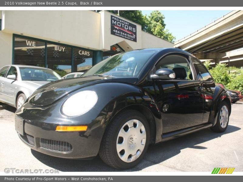 Black / Black 2010 Volkswagen New Beetle 2.5 Coupe