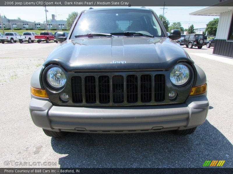 Dark Khaki Pearl / Medium Slate Gray 2006 Jeep Liberty CRD Sport 4x4