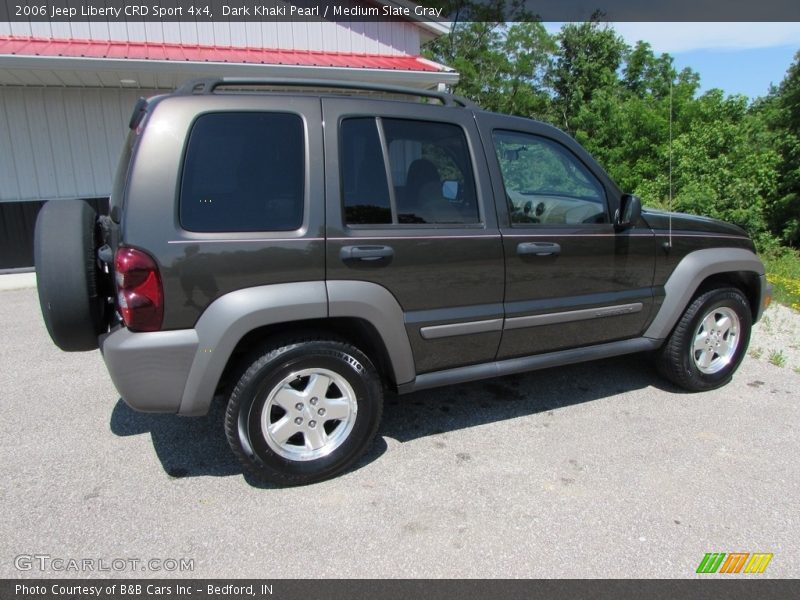 Dark Khaki Pearl / Medium Slate Gray 2006 Jeep Liberty CRD Sport 4x4