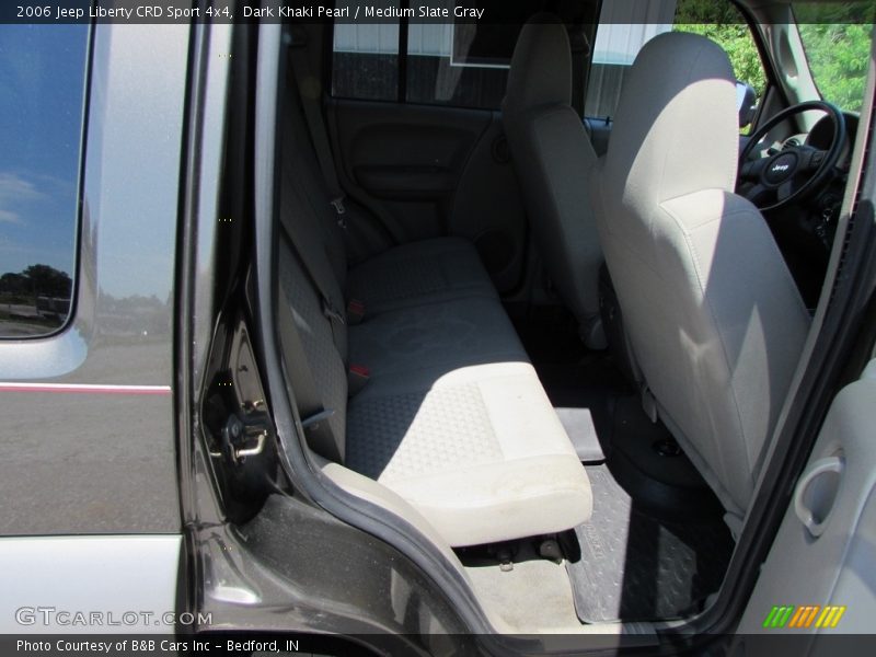 Dark Khaki Pearl / Medium Slate Gray 2006 Jeep Liberty CRD Sport 4x4
