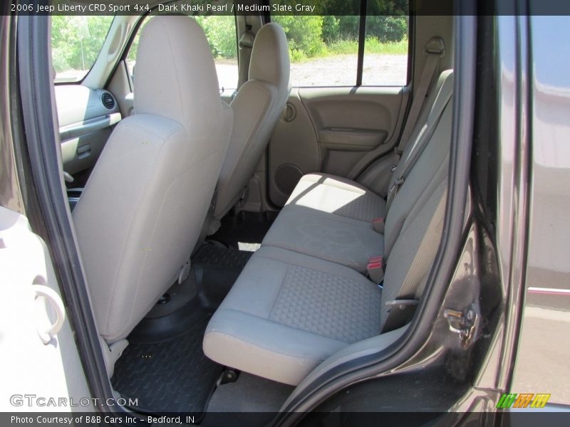Dark Khaki Pearl / Medium Slate Gray 2006 Jeep Liberty CRD Sport 4x4