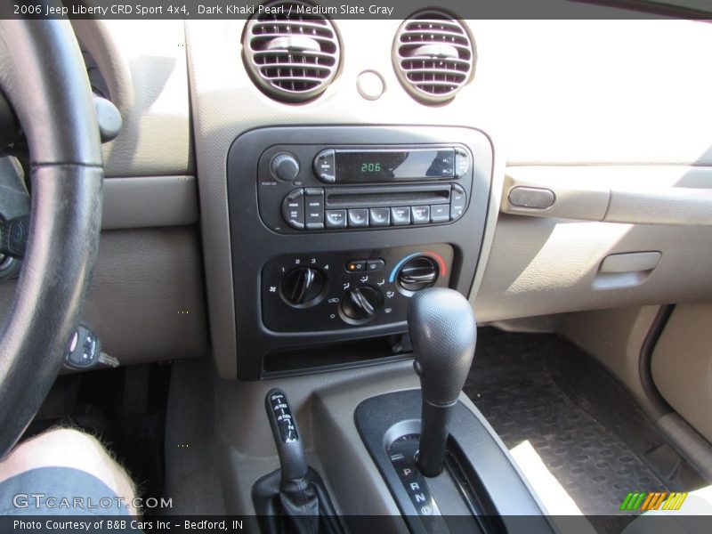Dark Khaki Pearl / Medium Slate Gray 2006 Jeep Liberty CRD Sport 4x4