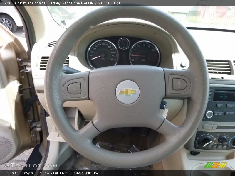 Sandstone Metallic / Neutral Beige 2005 Chevrolet Cobalt LS Sedan