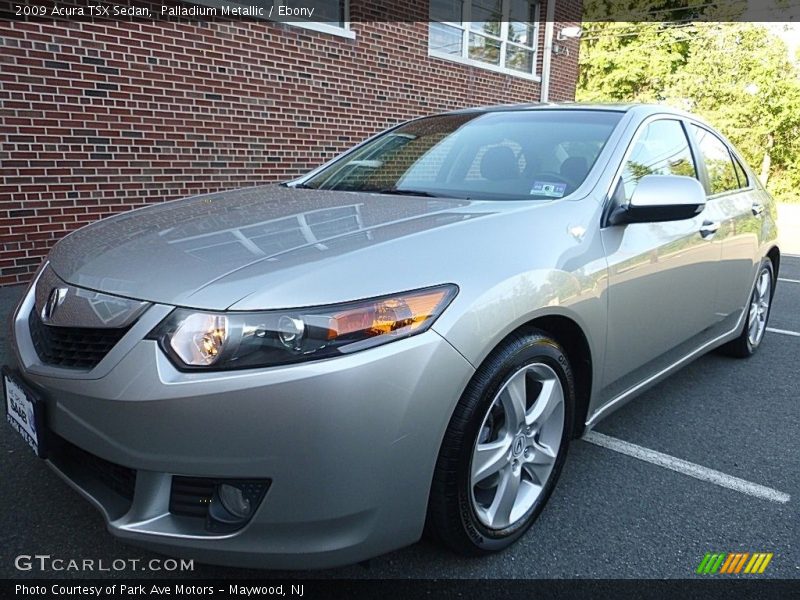 Palladium Metallic / Ebony 2009 Acura TSX Sedan