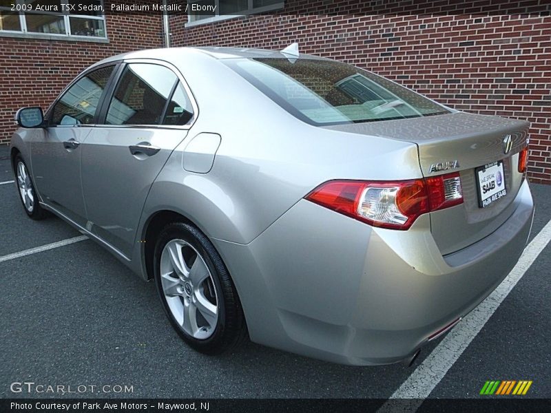 Palladium Metallic / Ebony 2009 Acura TSX Sedan