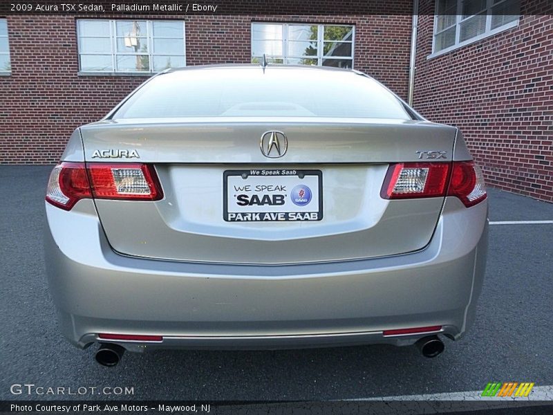 Palladium Metallic / Ebony 2009 Acura TSX Sedan