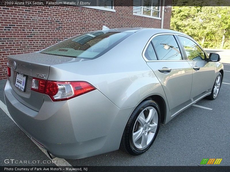 Palladium Metallic / Ebony 2009 Acura TSX Sedan