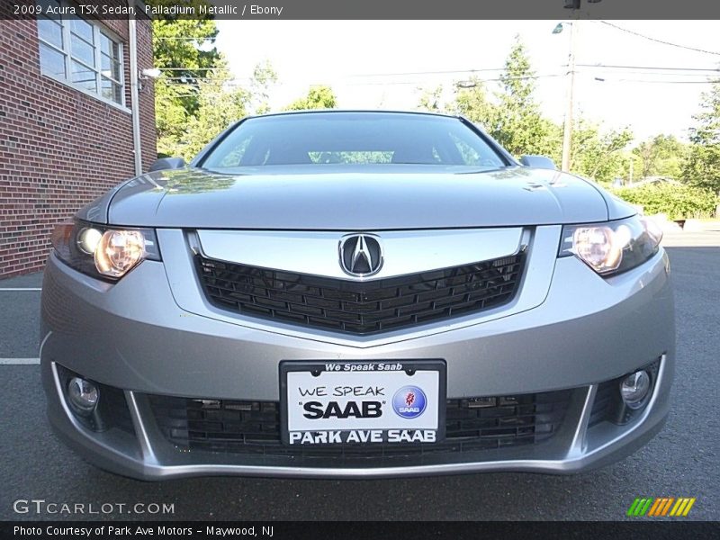 Palladium Metallic / Ebony 2009 Acura TSX Sedan