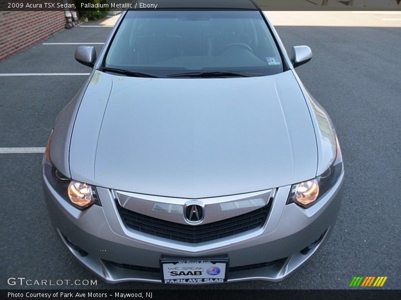 Palladium Metallic / Ebony 2009 Acura TSX Sedan