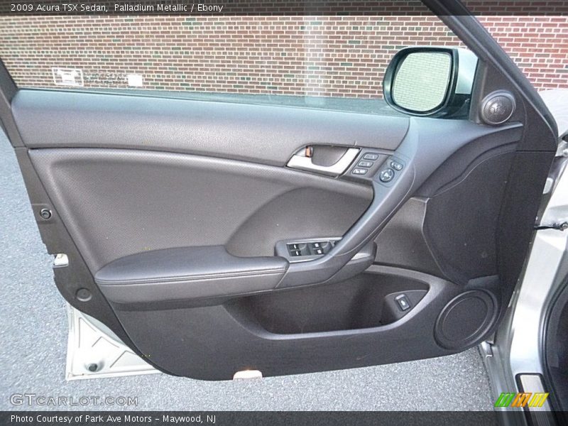Palladium Metallic / Ebony 2009 Acura TSX Sedan