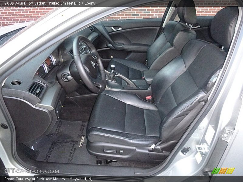 Palladium Metallic / Ebony 2009 Acura TSX Sedan