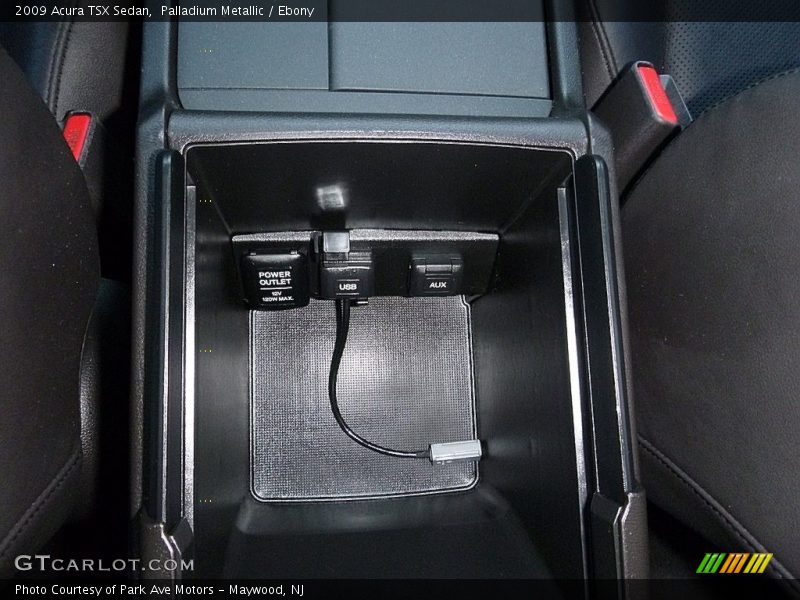 Palladium Metallic / Ebony 2009 Acura TSX Sedan