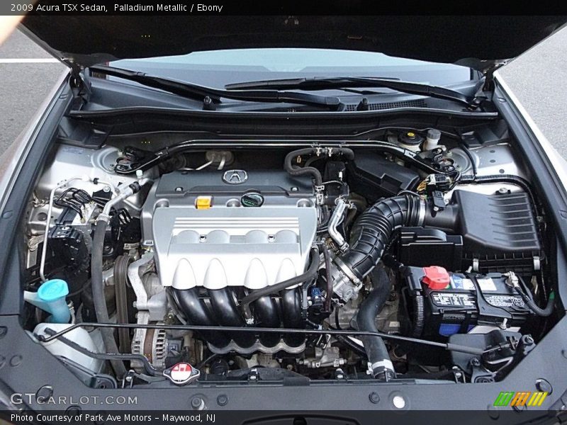 Palladium Metallic / Ebony 2009 Acura TSX Sedan
