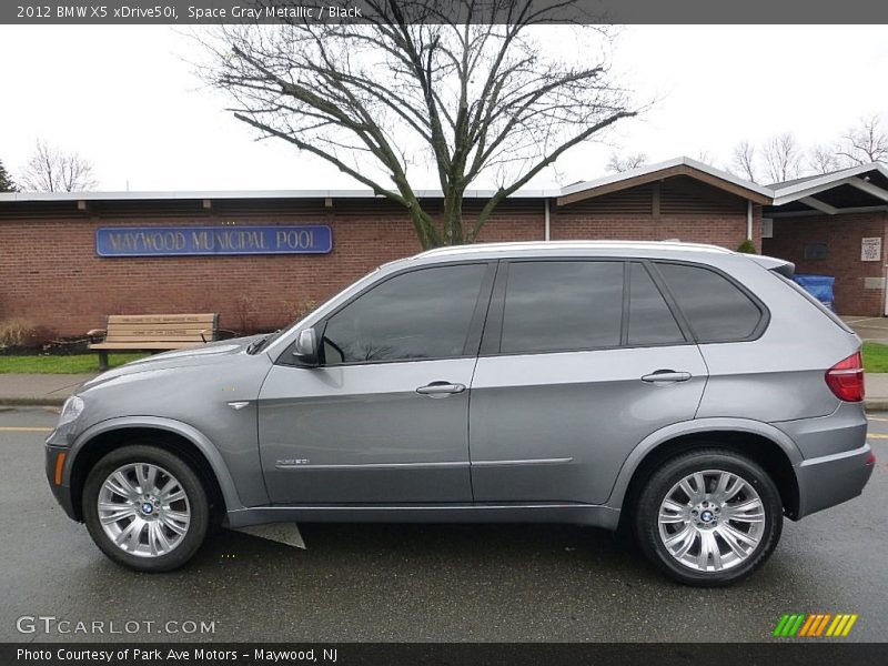 Space Gray Metallic / Black 2012 BMW X5 xDrive50i