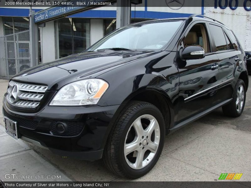 Black / Macadamia 2008 Mercedes-Benz ML 350 4Matic