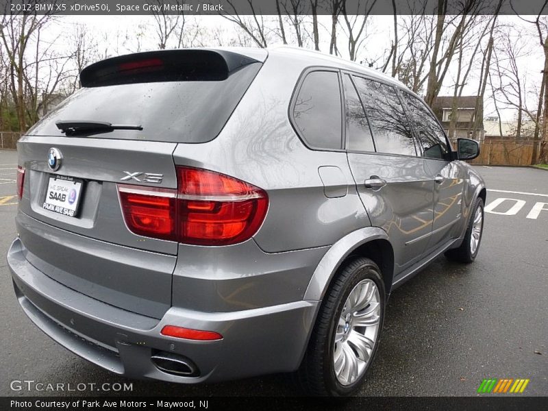 Space Gray Metallic / Black 2012 BMW X5 xDrive50i