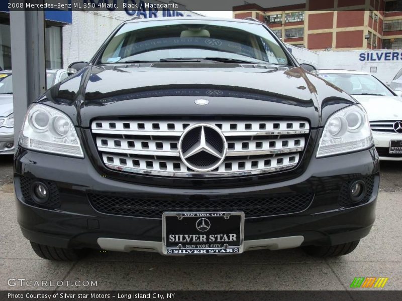 Black / Macadamia 2008 Mercedes-Benz ML 350 4Matic