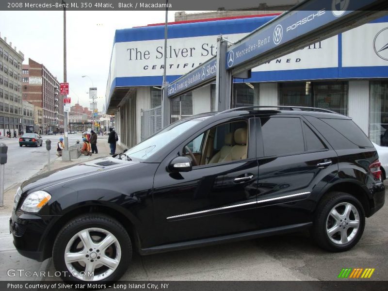 Black / Macadamia 2008 Mercedes-Benz ML 350 4Matic