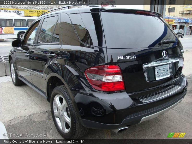 Black / Macadamia 2008 Mercedes-Benz ML 350 4Matic