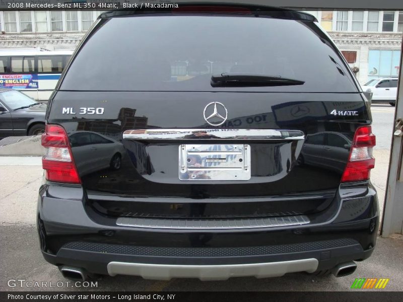 Black / Macadamia 2008 Mercedes-Benz ML 350 4Matic